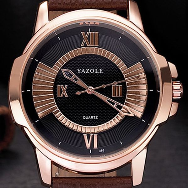 yazole men watch business male clock quartz-wristwatch leisure leather quartz watch rose gold simple fashion watches, Slivery;brown
yazole men watch business male clock quartz-wristwatch leisure leather quartz watch rose gold simple fashion watches, Slivery;brown
