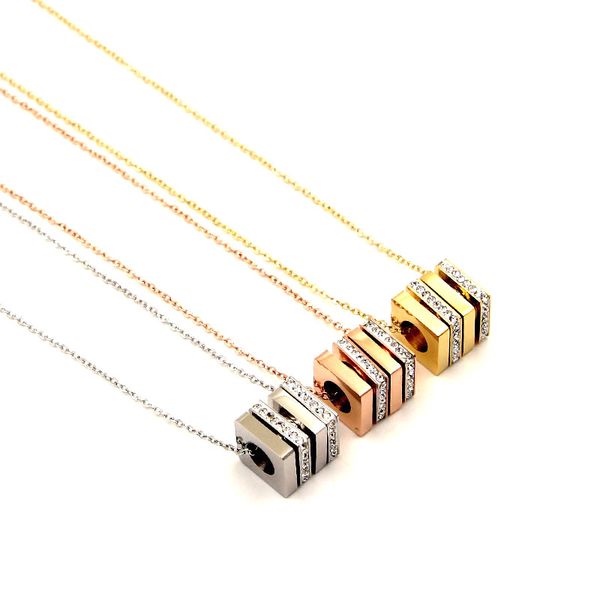 chains 2021 fashion stainless steel pendant jewelry necklace with crystal for women necklaces & pendants, Silver
chains 2021 fashion stainless steel pendant jewelry necklace with crystal for women necklaces & pendants, Silver