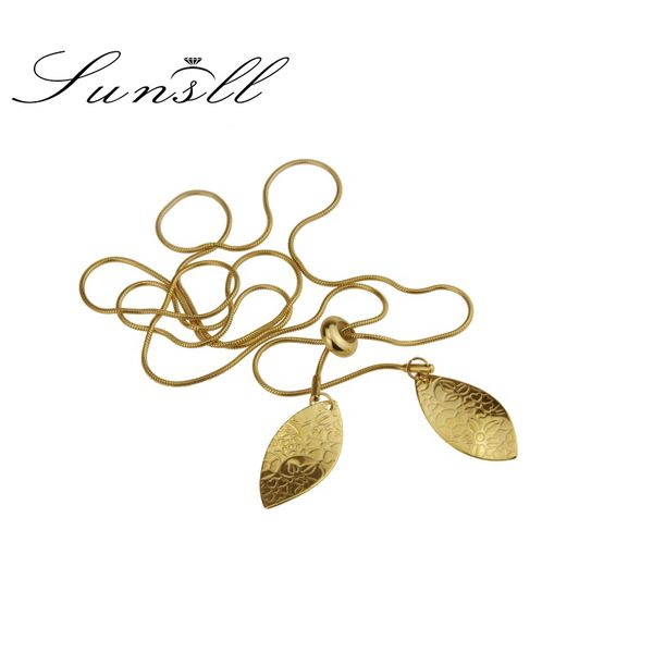 sunsll new gold нержавеющей сталь листовидного длинного ожерелье леди годовщина мяч изысканного простые ювелирные изделия подарок кулон ожер, Silver
sunsll new gold нержавеющей сталь листовидного длинного ожерелье леди годовщина мяч изысканного простые ювелирные изделия подарок кулон ожер, Silver