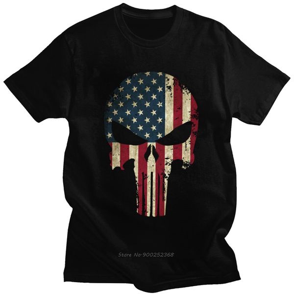grunge american flag the punisher tshirt men cotton distressed skull tee shirt short sleeve novelty movie fans t-shirt harajuku
grunge american flag the punisher tshirt men cotton distressed skull tee shirt short sleeve novelty movie fans t-shirt harajuku