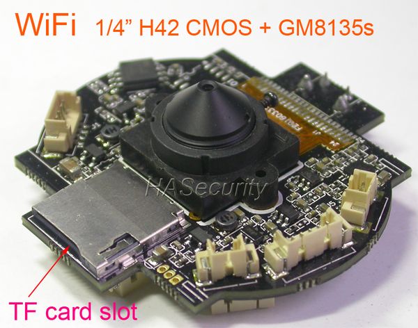 wifi 720p 1/4" h42 cmos image sensor + gm8135s ip camera cctv module pcb +tf slot board +m12 3.7mm lens +fpc antenna
wifi 720p 1/4" h42 cmos image sensor + gm8135s ip camera cctv module pcb +tf slot board +m12 3.7mm lens +fpc antenna