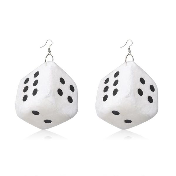 new exaggerated big dice designer drop earrings for women korean earrings fashion dangle statement jewelry gift, Silver
new exaggerated big dice designer drop earrings for women korean earrings fashion dangle statement jewelry gift, Silver