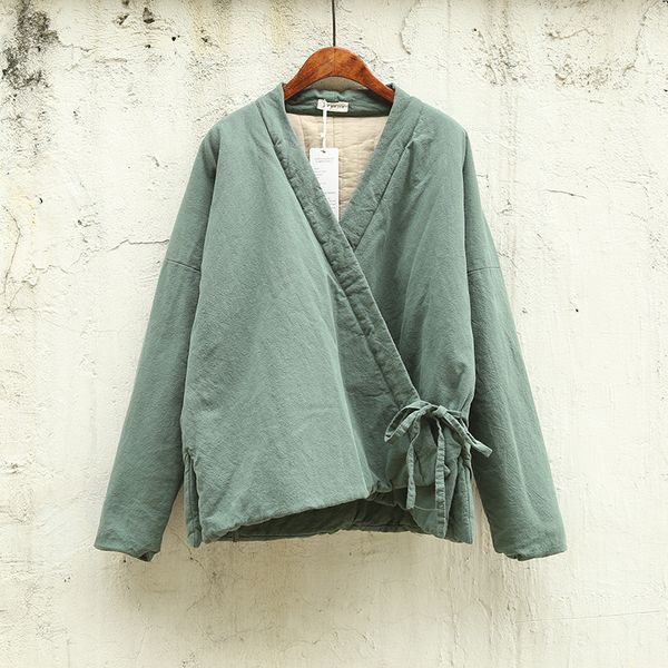 women cotton linen padded coats early winter jacket female loose chinese clothing bat sleeve overcoat outwear string solid color, Black
women cotton linen padded coats early winter jacket female loose chinese clothing bat sleeve overcoat outwear string solid color, Black