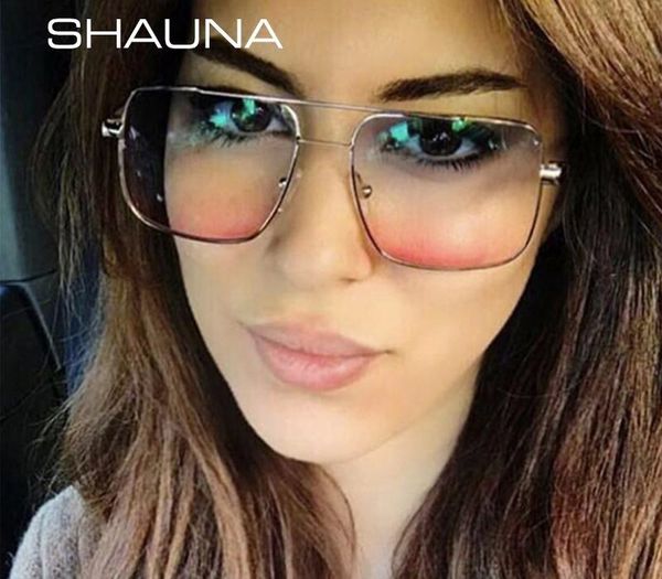 shauna spring hinge fashion women square gradient sunglasses retro double bridges eyeglasses frames, White;black
shauna spring hinge fashion women square gradient sunglasses retro double bridges eyeglasses frames, White;black