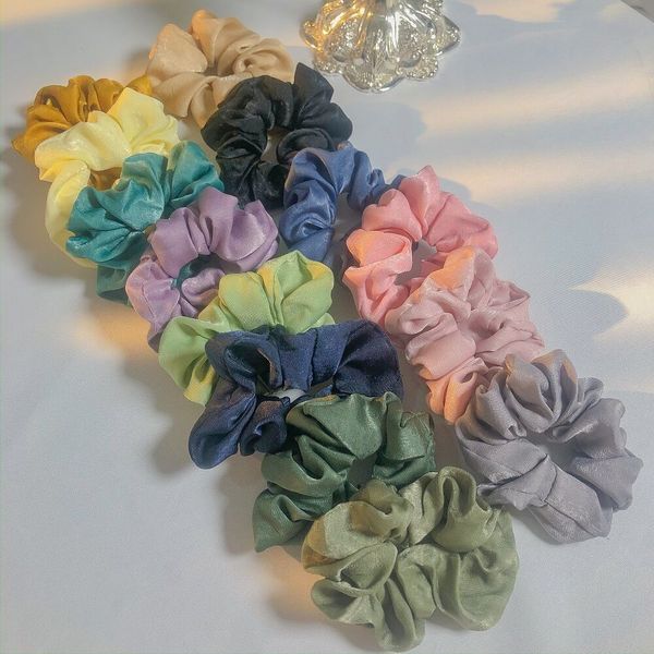solid satin hair bands scrunchies large intestine hair ties ropes girls ponytail holder hair accessories hairbands, Slivery;white
solid satin hair bands scrunchies large intestine hair ties ropes girls ponytail holder hair accessories hairbands, Slivery;white