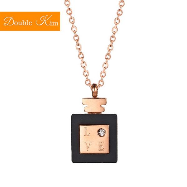 love perfume bottle pendant necklace titanium stainless steel chain necklace rose gold color trendy fashion women jewelry gift, Silver
love perfume bottle pendant necklace titanium stainless steel chain necklace rose gold color trendy fashion women jewelry gift, Silver