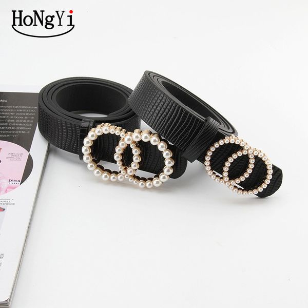 hongyi 2020 fashion women casual belt black pu leather pearl waist belt for women dress jeans accessories, Black;brown
hongyi 2020 fashion women casual belt black pu leather pearl waist belt for women dress jeans accessories, Black;brown