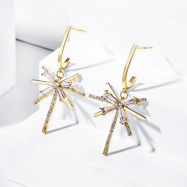 dangle & chandelier three-dimensional starlight earrings shiny starburst elegant personality simple and female s925 pin jewelry, Silver
dangle & chandelier three-dimensional starlight earrings shiny starburst elegant personality simple and female s925 pin jewelry, Silver