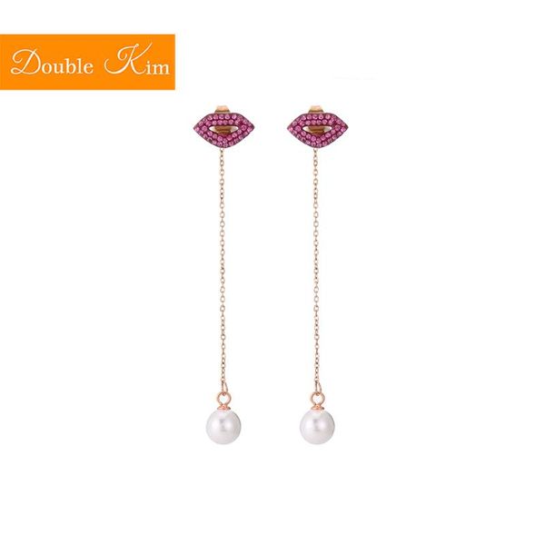 stud lips pearl earrings titanium stainless steel inlaid gold color fashion trendy women jewelry gift, Golden;silver
stud lips pearl earrings titanium stainless steel inlaid gold color fashion trendy women jewelry gift, Golden;silver