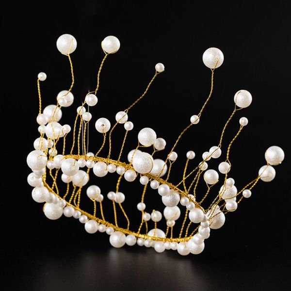 girls pearl crystal crown mini tiara hair accessories temperament hair, Golden;silver
girls pearl crystal crown mini tiara hair accessories temperament hair, Golden;silver