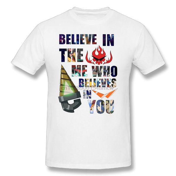 o-neck tee mens big size t-shirts short sleeve gurren lagann kamina quote believe in the me who believes in you t shirt
o-neck tee mens big size t-shirts short sleeve gurren lagann kamina quote believe in the me who believes in you t shirt