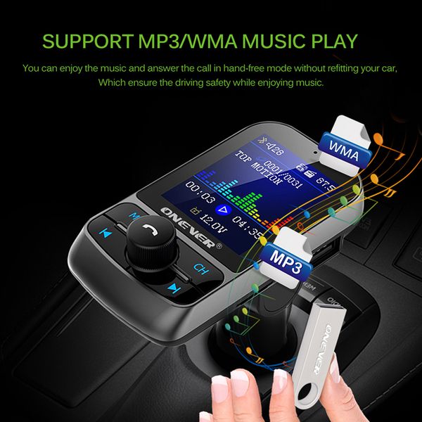 1.8" color screen fm transmitter aux modulator bluetooth wireless mp3 radio adapter car kit 5v 3.1a usb charger tf card
1.8" color screen fm transmitter aux modulator bluetooth wireless mp3 radio adapter car kit 5v 3.1a usb charger tf card
