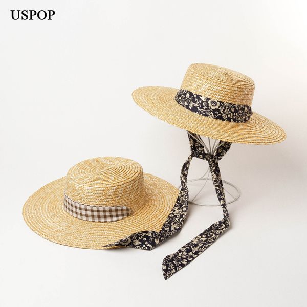 wide brim hats uspop fashion sun natural wheat straw women summer flower print plaid ribbon lace-up beach, Blue;gray
wide brim hats uspop fashion sun natural wheat straw women summer flower print plaid ribbon lace-up beach, Blue;gray
