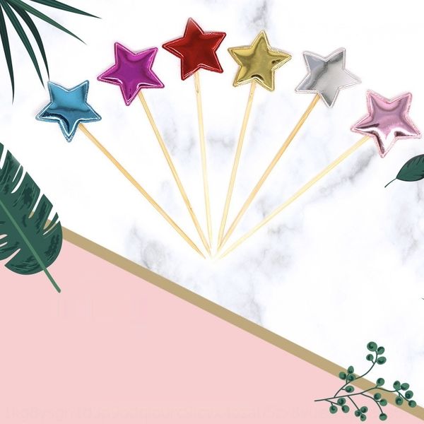 shining little star-shaped love-shaped decoration pu card baking dress dessert flag plug-in 5 star cake cake pieces h3cf8
shining little star-shaped love-shaped decoration pu card baking dress dessert flag plug-in 5 star cake cake pieces h3cf8