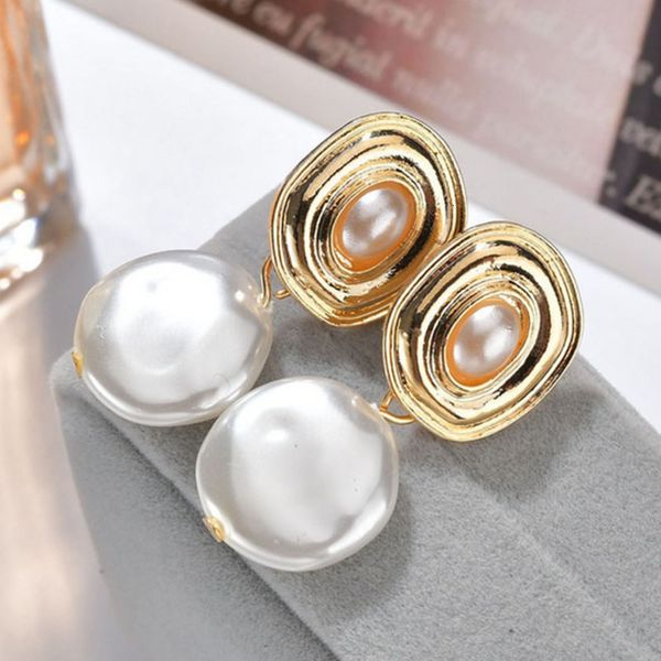 dangle & chandelier korean fashion simulated pearl earrings for women boho jewelry gold geometric drop earings wedding oorbellen accesorios, Silver
dangle & chandelier korean fashion simulated pearl earrings for women boho jewelry gold geometric drop earings wedding oorbellen accesorios, Silver