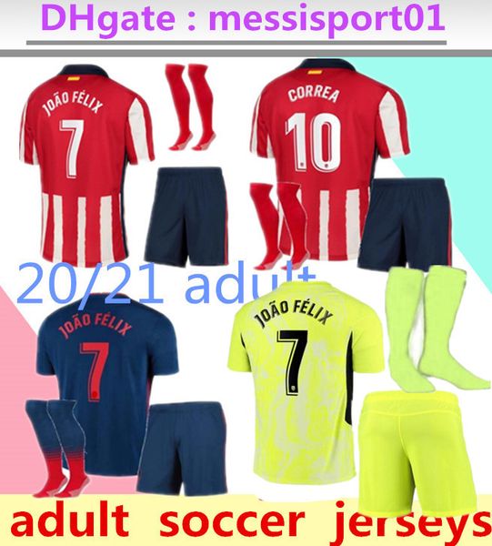 2020/21 atletico soccer jersey madrid 2020 2021 mens suárez joão félix m. llorente koke saul camiseta football shirt kit with socks, Black;yellow
2020/21 atletico soccer jersey madrid 2020 2021 mens suárez joão félix m. llorente koke saul camiseta football shirt kit with socks, Black;yellow