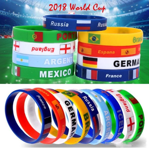 silicone flags bracelet hand ring wrist strap world cup flags 40 countries flag bracelet flag football increase the atmosphere
silicone flags bracelet hand ring wrist strap world cup flags 40 countries flag bracelet flag football increase the atmosphere