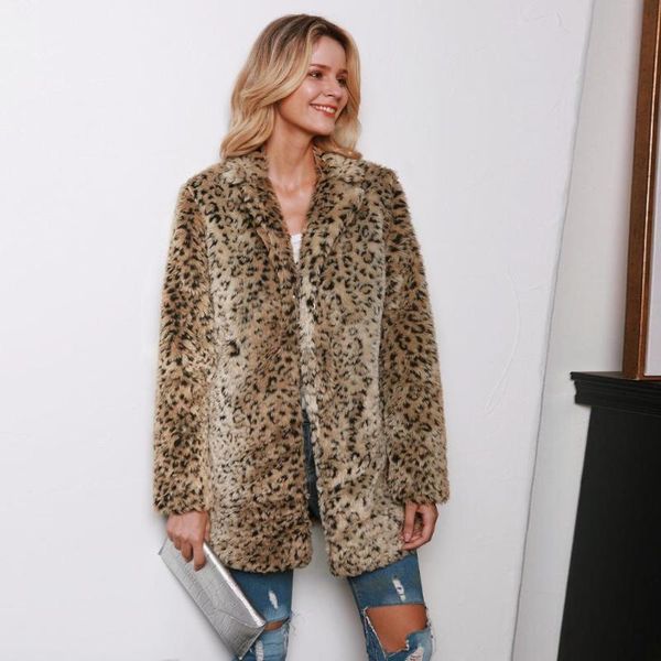 women's fur & faux lanshifei f0215 elegant shaggy women coat streetwear autumn winter warm plush female plus size girl party overcoat, Black
women's fur & faux lanshifei f0215 elegant shaggy women coat streetwear autumn winter warm plush female plus size girl party overcoat, Black