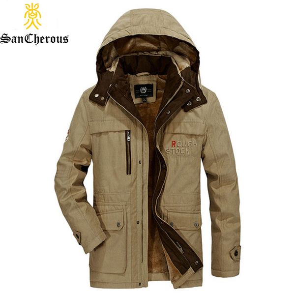 new thick warm winter jacket men winter parkas detachable hat casual outwear warm coat size m-5xl, Black
new thick warm winter jacket men winter parkas detachable hat casual outwear warm coat size m-5xl, Black