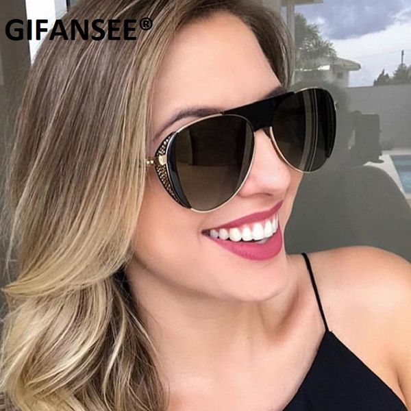 gifansee luxury diamond sunglasses women 2020 new fashion pilot gradient round sun glasses female shining shades gafas oculos, White;black
gifansee luxury diamond sunglasses women 2020 new fashion pilot gradient round sun glasses female shining shades gafas oculos, White;black