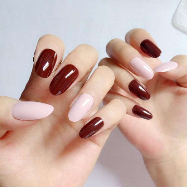 24pcs средний овальный поддельные гвозди brown искусственные ногти для пальцев ложные подсказки ногтя diy nail art маникюр инструмент, Red;gold
24pcs средний овальный поддельные гвозди brown искусственные ногти для пальцев ложные подсказки ногтя diy nail art маникюр инструмент, Red;gold