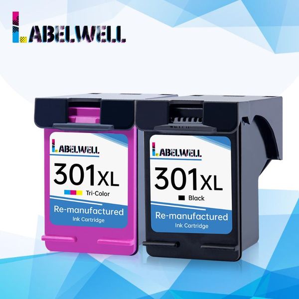 labelwell 2pcs 301xl ink cartridge refillable replacement for 301 xl 301 envy 5530 deskjet 2050 2540 2510 1000 1050 printer
labelwell 2pcs 301xl ink cartridge refillable replacement for 301 xl 301 envy 5530 deskjet 2050 2540 2510 1000 1050 printer