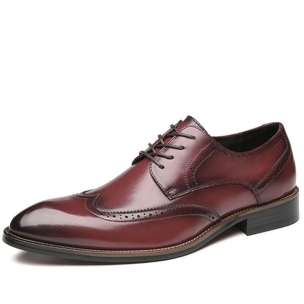 retro bullock design men business formal shoes classic pointed toe genuine leather shoes men oxford dress, Black
retro bullock design men business formal shoes classic pointed toe genuine leather shoes men oxford dress, Black