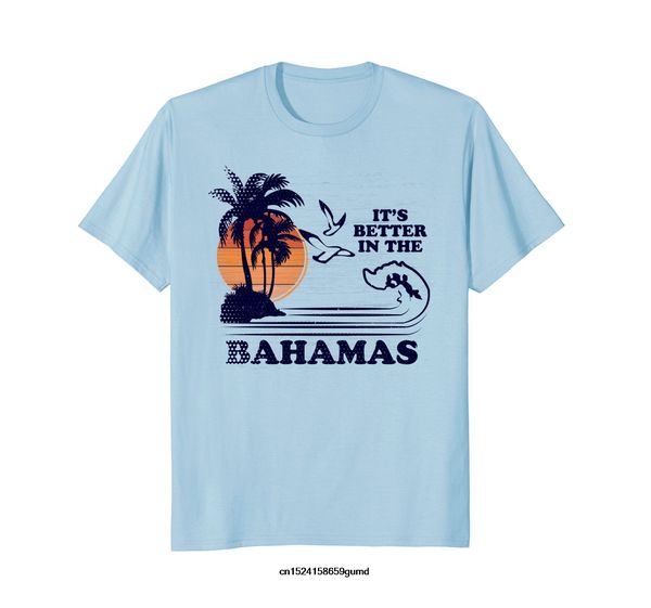 funny men t shirt women novelty tshirt it's better in the bahamas tshirt t-shirt