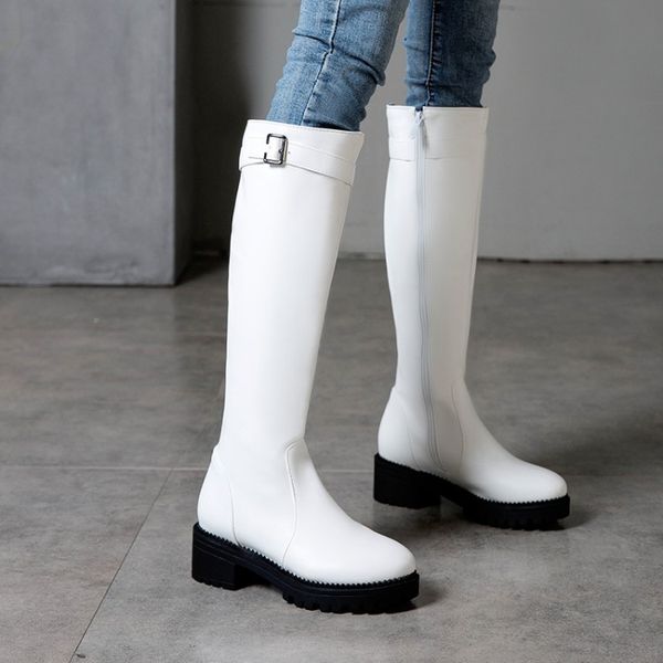 boots pxelena shoes 2021 autumn winter women knee high buckle zip med heels knight motorcycle punk riding long black white
boots pxelena shoes 2021 autumn winter women knee high buckle zip med heels knight motorcycle punk riding long black white