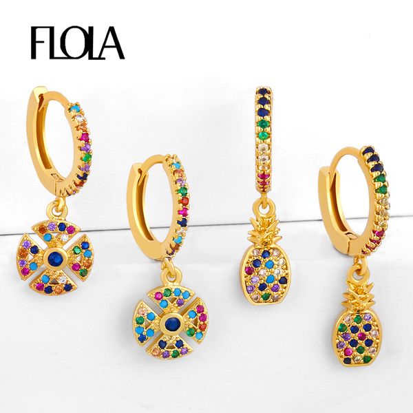 stud flola gold pineapple earrings for women cross rainbow color small earing cute fashion jewelry erss10, Golden;silver
stud flola gold pineapple earrings for women cross rainbow color small earing cute fashion jewelry erss10, Golden;silver