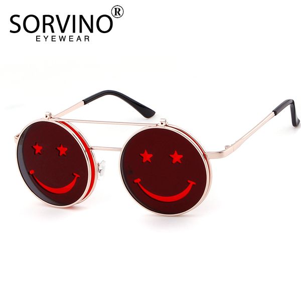 sorvino retro flip up round steampunk sunglasses 2020 brand men women designer small circle sun glasses red yellow shades sp64 g3lc, White;black
sorvino retro flip up round steampunk sunglasses 2020 brand men women designer small circle sun glasses red yellow shades sp64 g3lc, White;black