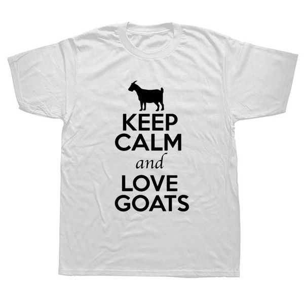 keep calm and love goats animal lover humor t-shirt tee summer casual cotton tees fashion letter printing t shirt
keep calm and love goats animal lover humor t-shirt tee summer casual cotton tees fashion letter printing t shirt
