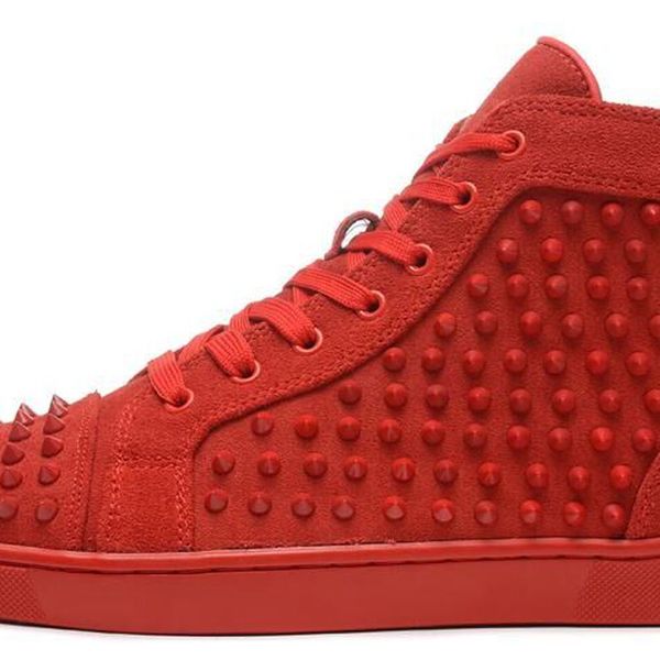 designer loubotin men's rivet lace-up gray hi-trainers red sports casual couples women's shoes fashion c-lezfy, Black
designer loubotin men's rivet lace-up gray hi-trainers red sports casual couples women's shoes fashion c-lezfy, Black