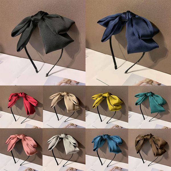 hair accessories satin bowknot women girls two layers hoop solid color oversized bow headband middle knotted 1pcs
hair accessories satin bowknot women girls two layers hoop solid color oversized bow headband middle knotted 1pcs