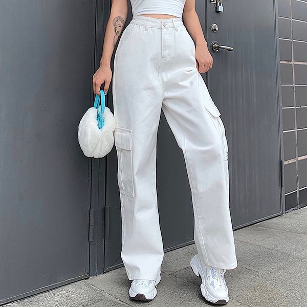 women's jeans lugentolo women loose high waist straight pockets washed vintage autumn fashion womens, Blue
women's jeans lugentolo women loose high waist straight pockets washed vintage autumn fashion womens, Blue