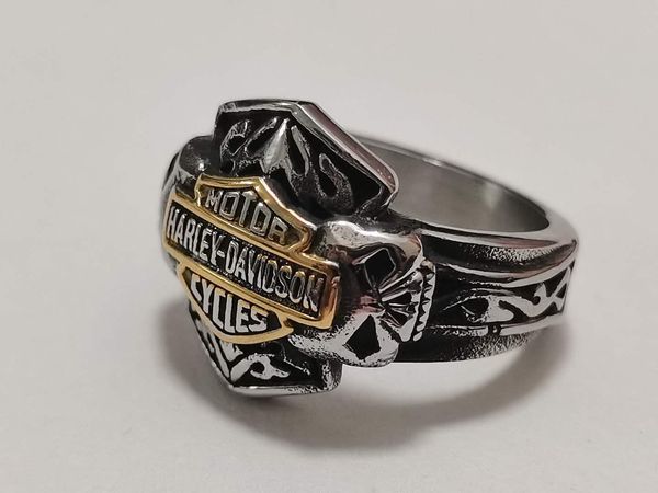 european and american fashong ring women&men stainless steel nener fade gold/silver color to choose harley biker jewelry ring size 7-13
european and american fashong ring women&men stainless steel nener fade gold/silver color to choose harley biker jewelry ring size 7-13