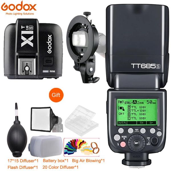 godox685c685n685s685f685o hssl camera flash + x1t trigger + bowens bracket for fuji
godox685c685n685s685f685o hssl camera flash + x1t trigger + bowens bracket for fuji
