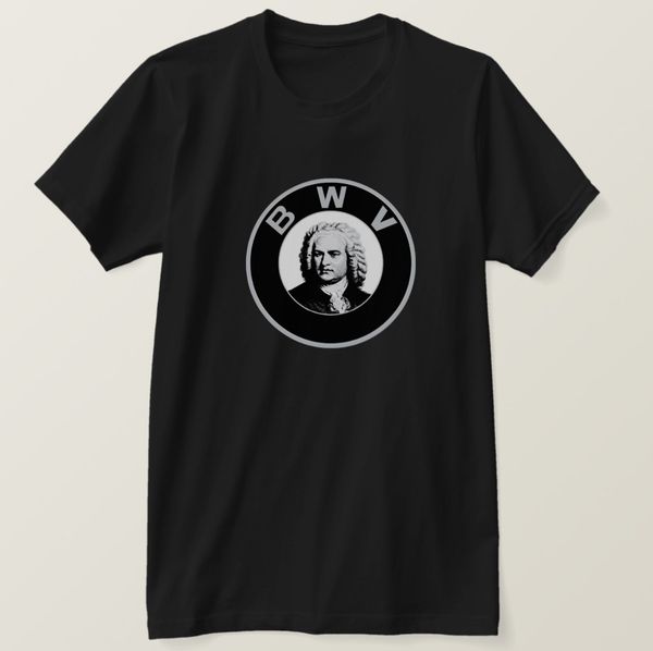2019 printed men t shirt cotton short sleeve j.s. bach t-shirt women tshirt