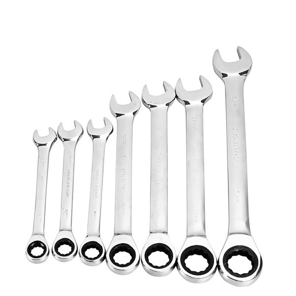 chrome vanadium steel ring ratchet wrench reversible double ends metric 6mm - 32mm dual ratchet combination spanner 1p or set
chrome vanadium steel ring ratchet wrench reversible double ends metric 6mm - 32mm dual ratchet combination spanner 1p or set