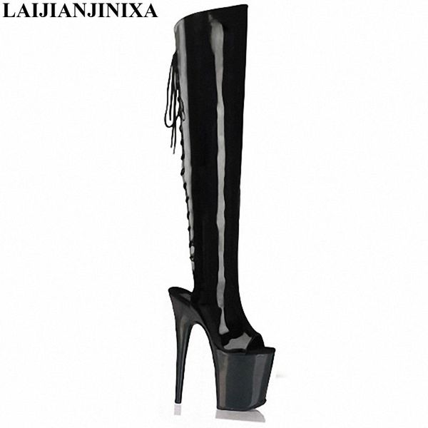 boots laijianjinxia 20cm night club dance over-the-knee women open toe lace up back platform catwalk high-heeled female, Black
boots laijianjinxia 20cm night club dance over-the-knee women open toe lace up back platform catwalk high-heeled female, Black