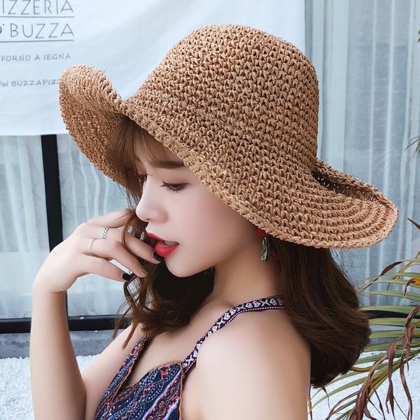 wide brim hats mingjiebihuo fashion beautiful foldable buttons half roll cap beach sun hat large women girls, Blue;gray
wide brim hats mingjiebihuo fashion beautiful foldable buttons half roll cap beach sun hat large women girls, Blue;gray