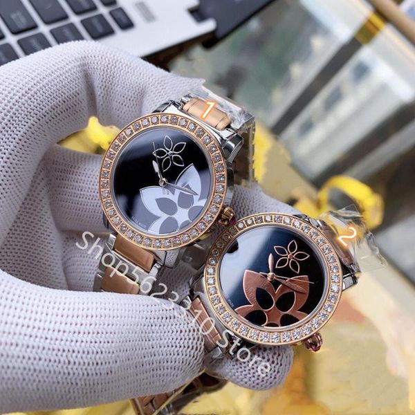 luxury ladies cherry blossom watches cz quartz crystal wrist watch stainless steel clock female full diamonds flower watch, Slivery;brown
luxury ladies cherry blossom watches cz quartz crystal wrist watch stainless steel clock female full diamonds flower watch, Slivery;brown