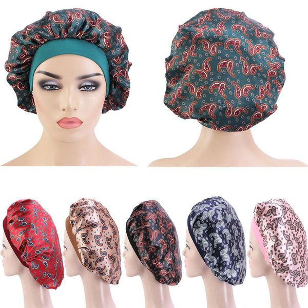 satin bonnet floral print sleeping cap hair care women night sleep hat headwear turban beanie bonnet silk head wrap shower cover, Blue;gray
satin bonnet floral print sleeping cap hair care women night sleep hat headwear turban beanie bonnet silk head wrap shower cover, Blue;gray