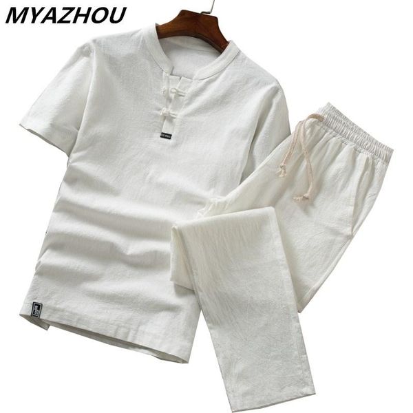 cotton and linen thin set slim solid color short-sleeved t-shirt large size loose casual breathable trousers kg-479, Gray
cotton and linen thin set slim solid color short-sleeved t-shirt large size loose casual breathable trousers kg-479, Gray