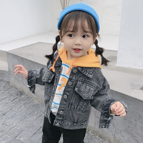 2020 new arrival style denim autumn printed back jacket with black sequins for girls outerwear coat coats 1-55, Blue;gray
2020 new arrival style denim autumn printed back jacket with black sequins for girls outerwear coat coats 1-55, Blue;gray