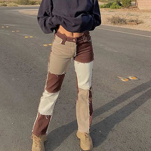 harajuku brown high waist patchwork jeans women casual straight denim pants long trousers skinny pocket jeans 2020 women, Blue
harajuku brown high waist patchwork jeans women casual straight denim pants long trousers skinny pocket jeans 2020 women, Blue