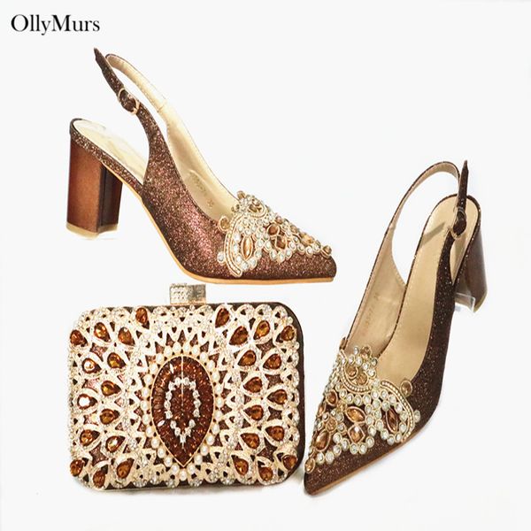 2020 italian style high heels shoes and bag set african pu with rhinestone woman pumps shoes with purse set for evening party, Black
2020 italian style high heels shoes and bag set african pu with rhinestone woman pumps shoes with purse set for evening party, Black