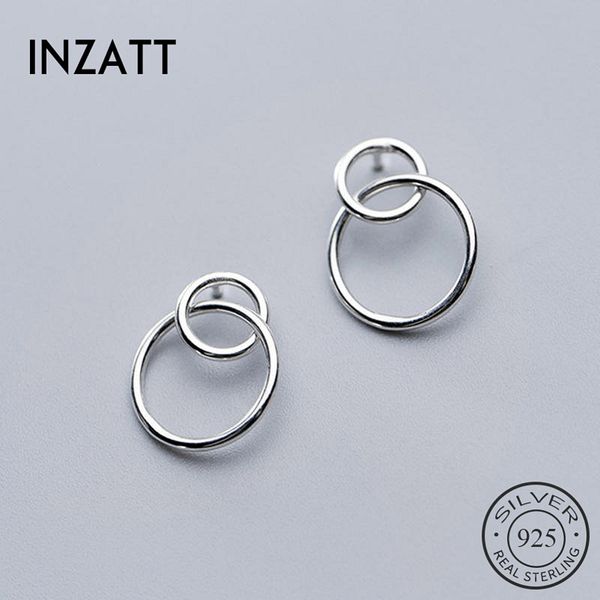stud inzareal 925 sterling silver geometric round earrings fashion women fine jewelry party minimalist cute accessories gift, Golden;silver
stud inzareal 925 sterling silver geometric round earrings fashion women fine jewelry party minimalist cute accessories gift, Golden;silver