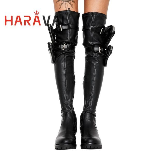 haraval fashion boots cool style pu over-the-knee motorcycle boots height increasing thick heels footwear shoes e44l, Black
haraval fashion boots cool style pu over-the-knee motorcycle boots height increasing thick heels footwear shoes e44l, Black
