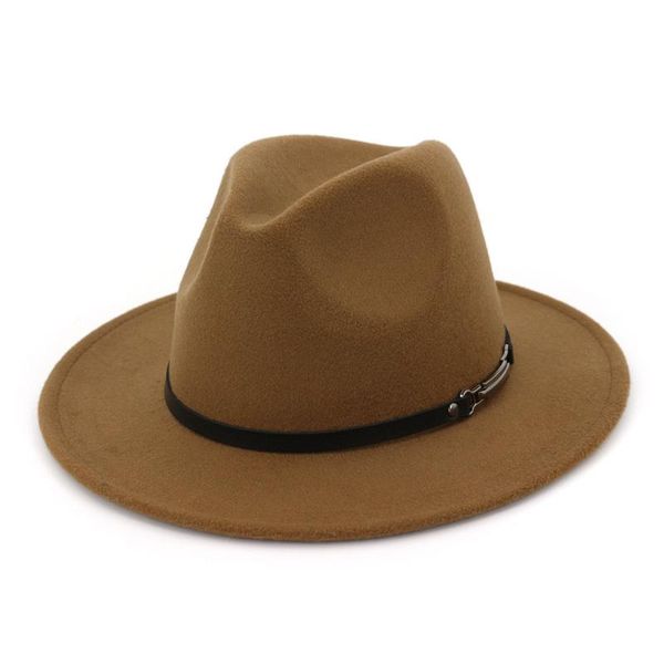 wide brim hats winter autumn wool solid color fedoras british felt cap hat for women's men's jazz panama sombrero caps, Blue;gray
wide brim hats winter autumn wool solid color fedoras british felt cap hat for women's men's jazz panama sombrero caps, Blue;gray